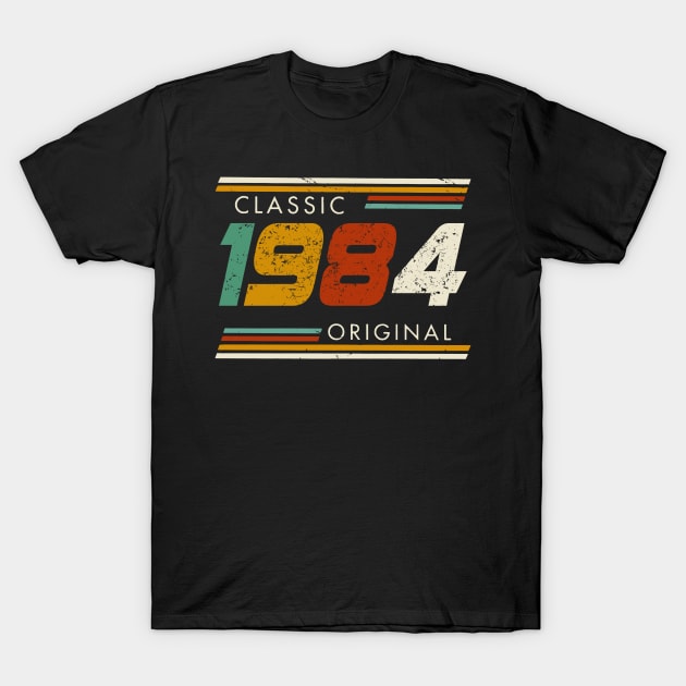 Classic 1984 Original Vintage T-Shirt by sueannharley12